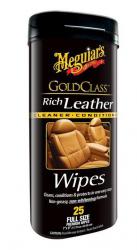 Meguiar's® Gold Class™ Rich Leather Wipes,
