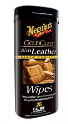 Meguiar's® Gold Class™ Rich Leather Wipes, Meguiar's® Gold Class™ Rich Leather Wipes,